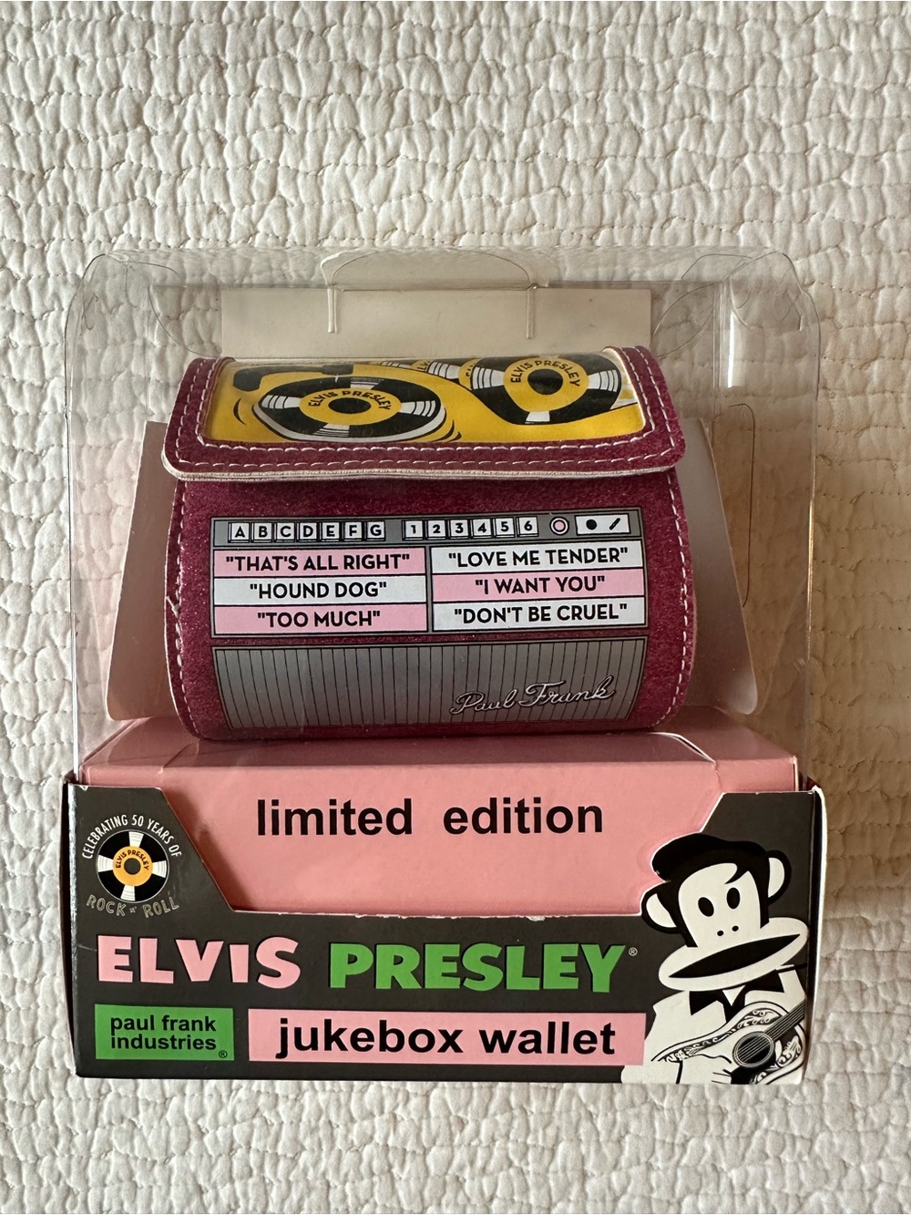 Paul Frank Limited Edition Elvis Presley Jukebox Wallet - Vintage Y2K